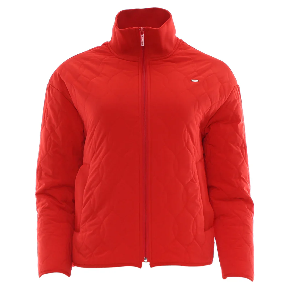 RELAX & RENEW Aine Quilted Jacket - Red - Image 4