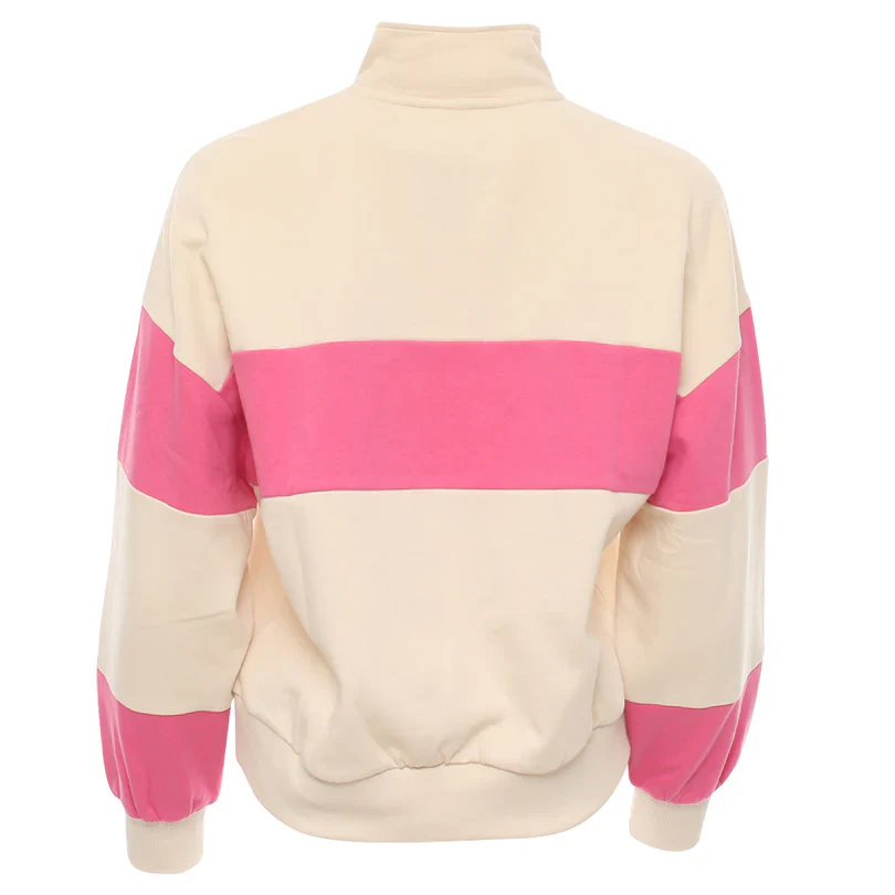 RELAX & RENEW Eudora Half Zip Top - Pink Multi - Image 5