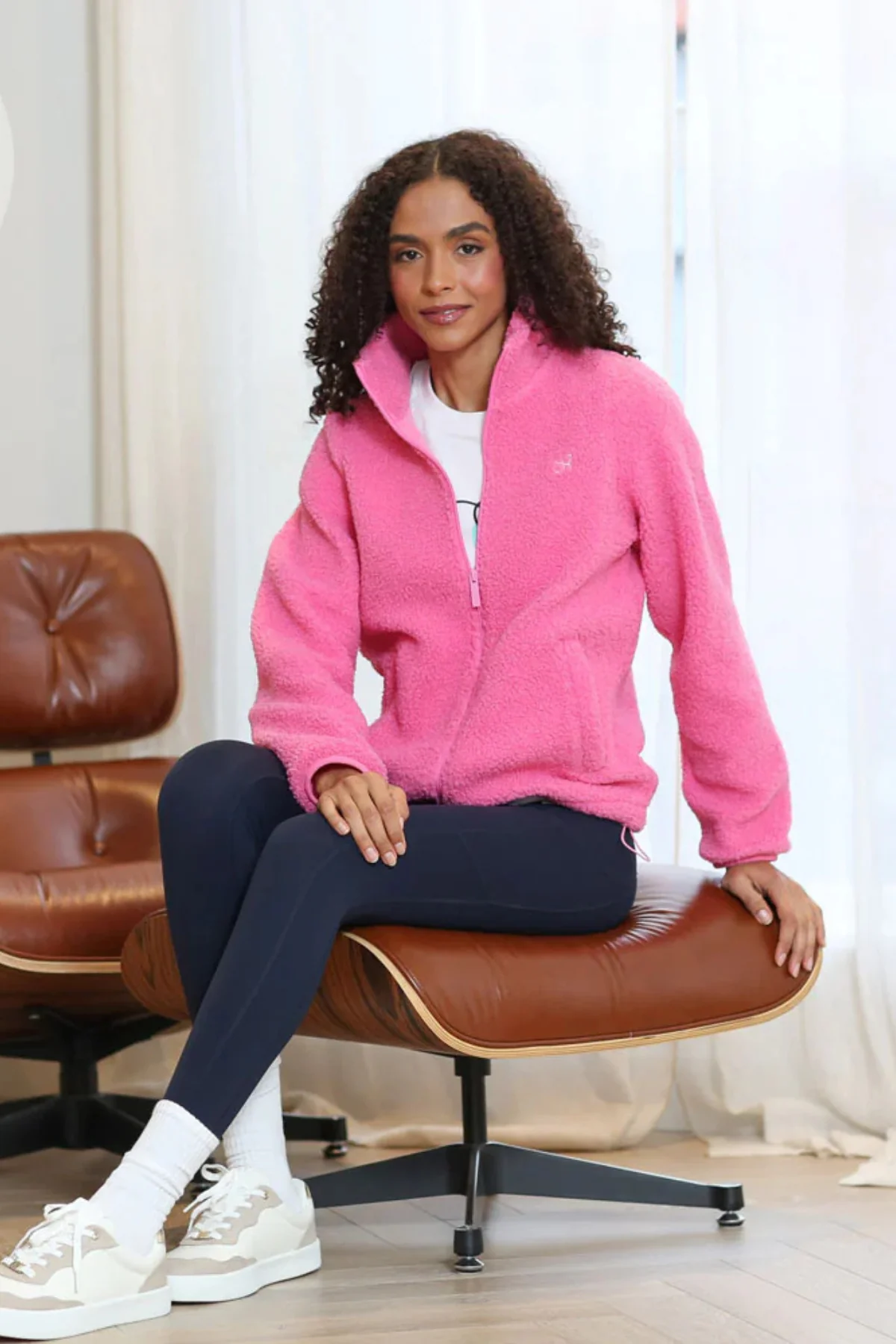 RELAX & RENEW Gloria Full Zip Fleece - Pink - Image 2