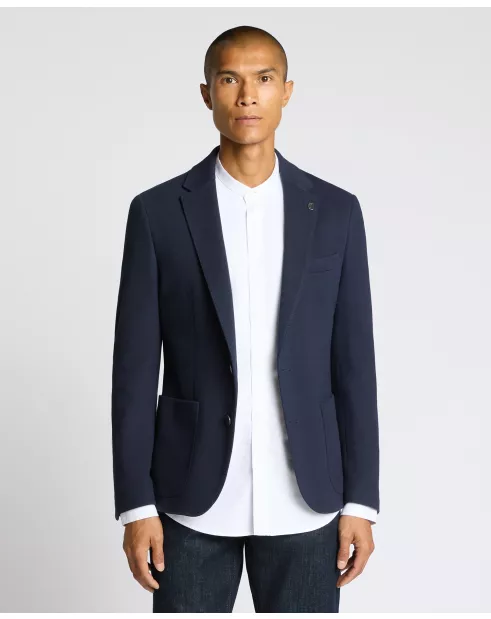 REMUS UOMO Slim Fit Cotton-Blend Antoni Jacket - Navy
