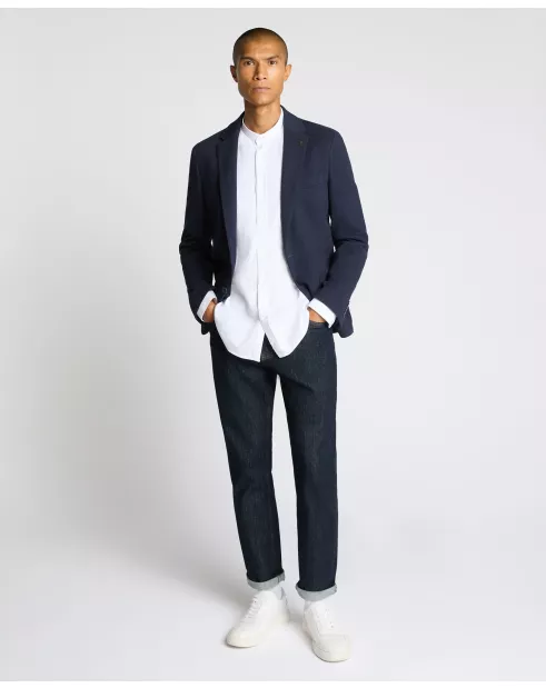 REMUS UOMO Slim Fit Cotton-Blend Antoni Jacket - Navy - Image 2