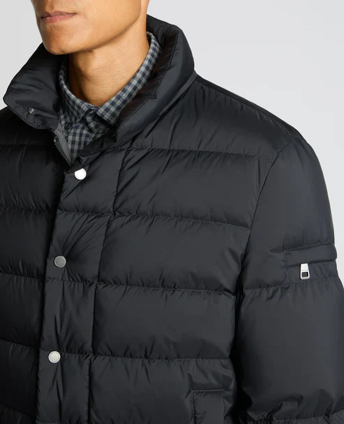 REMUS UOMO Kane Quilted Jacket - Navy - Image 2