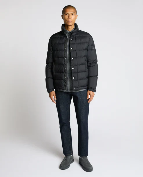 REMUS UOMO Kane Quilted Jacket - Navy - Image 3