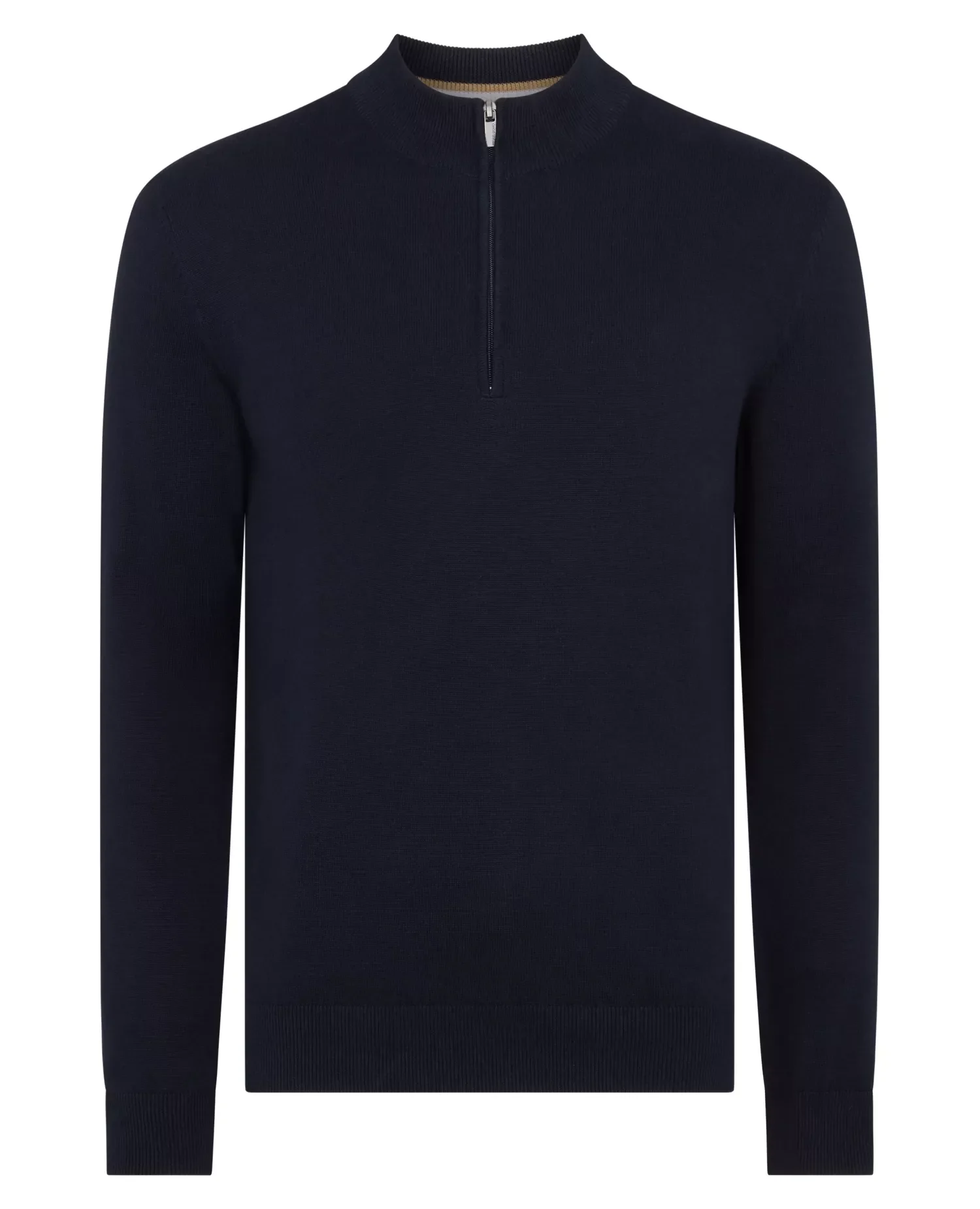 REMUS UOMO Men's Half Zip Sweater - Navy - Image 5