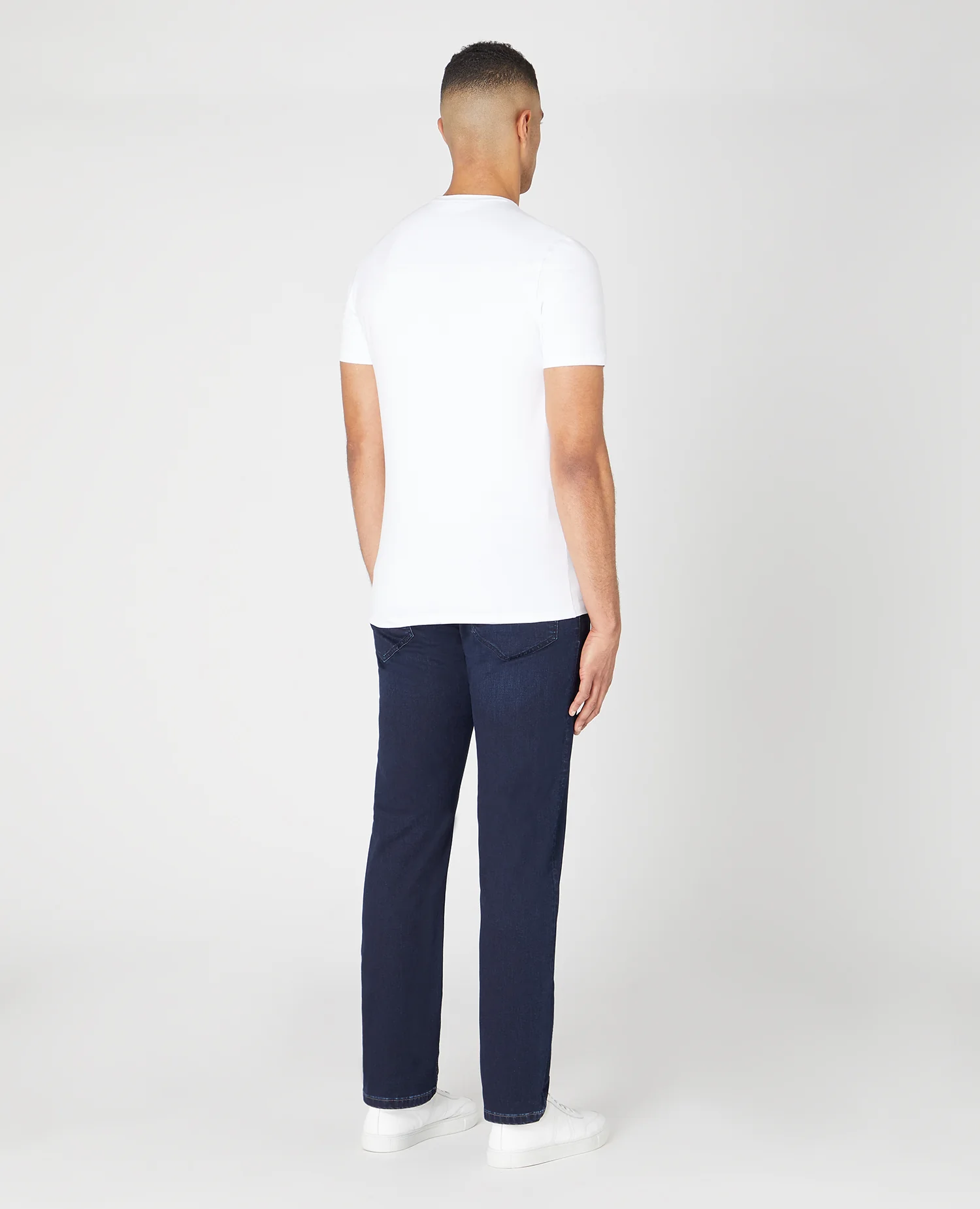 REMUS UOMO Rogan Straight Leg Jeans - Navy - Image 4