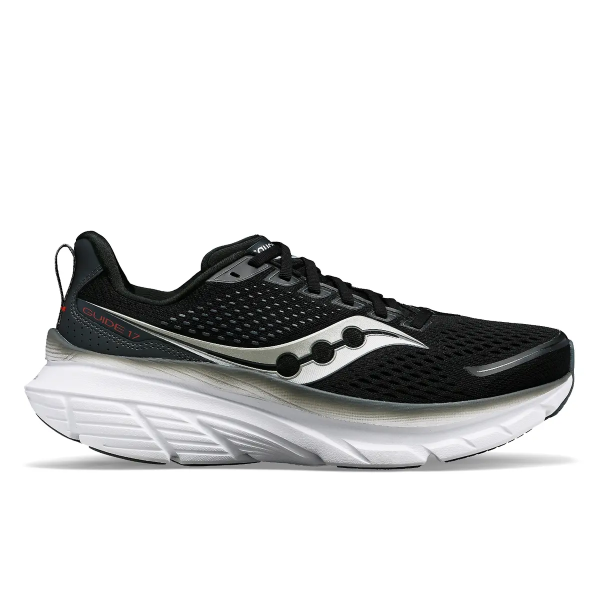 SAUCONY Men's Guide 17 Running Shoes - Black