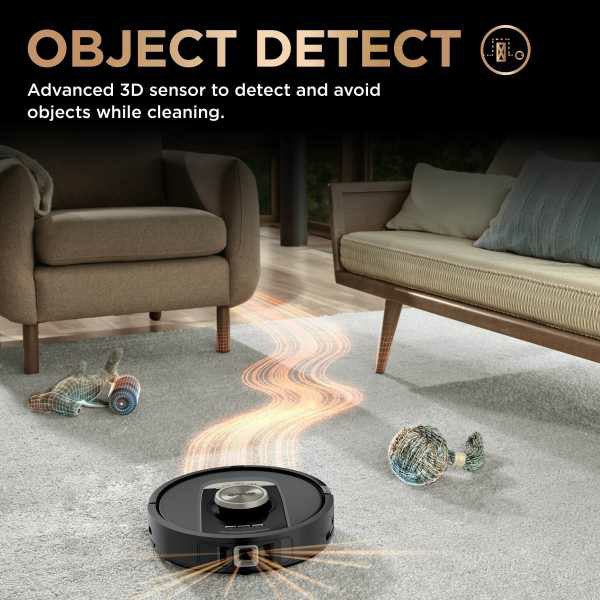 SHARK Power Detect Never Touch Pro 2-in-1 Robot Vacuum & Mop | RV2800ZEUK - Image 4