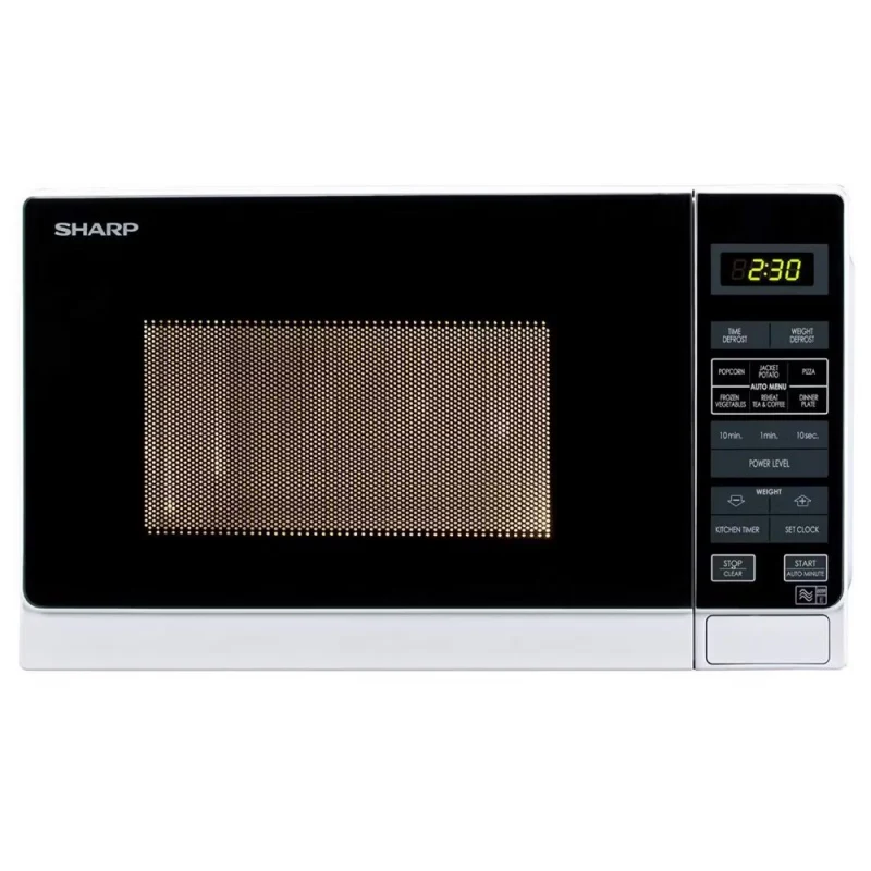 SHARP 20L 800W Solo Microwave R272WM - White - Image 2
