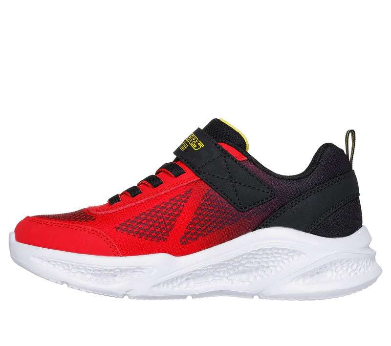 SKECHERS : Boys' Meteor-Lights - Krendox Shoes - Red - Image 3