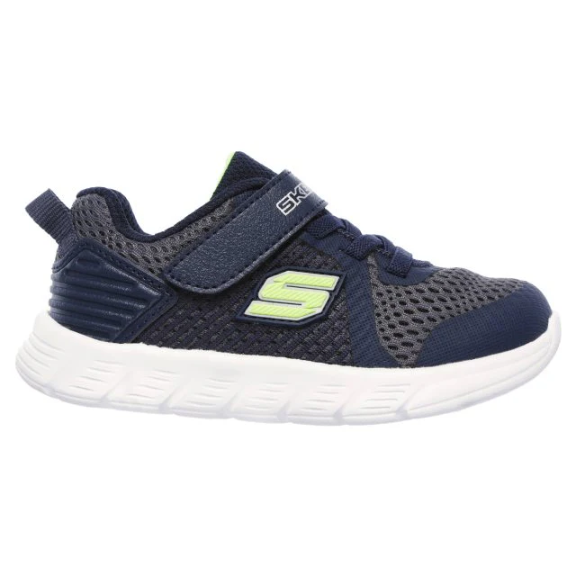 SKECHERS : Comfy Flex - Hyper Stride Toddler Boy's Shoes Navy - Image 2