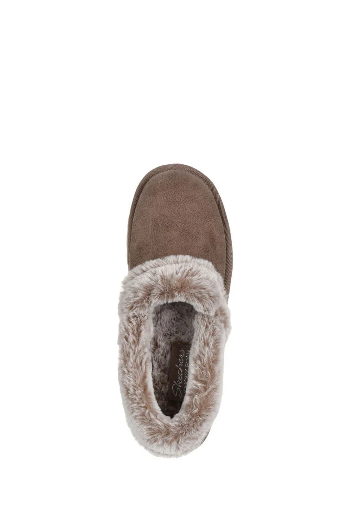 SKECHERS Cosy Up Slippers - Taupe - Image 3