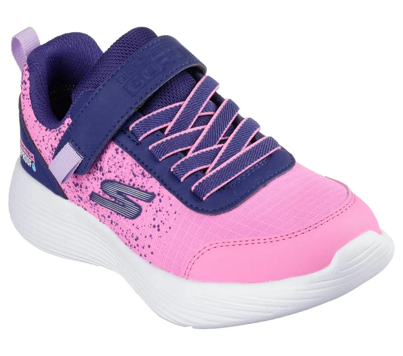 SKECHERS Girl's Go Run 400 Waterproof Trainers - Pink - Image 2