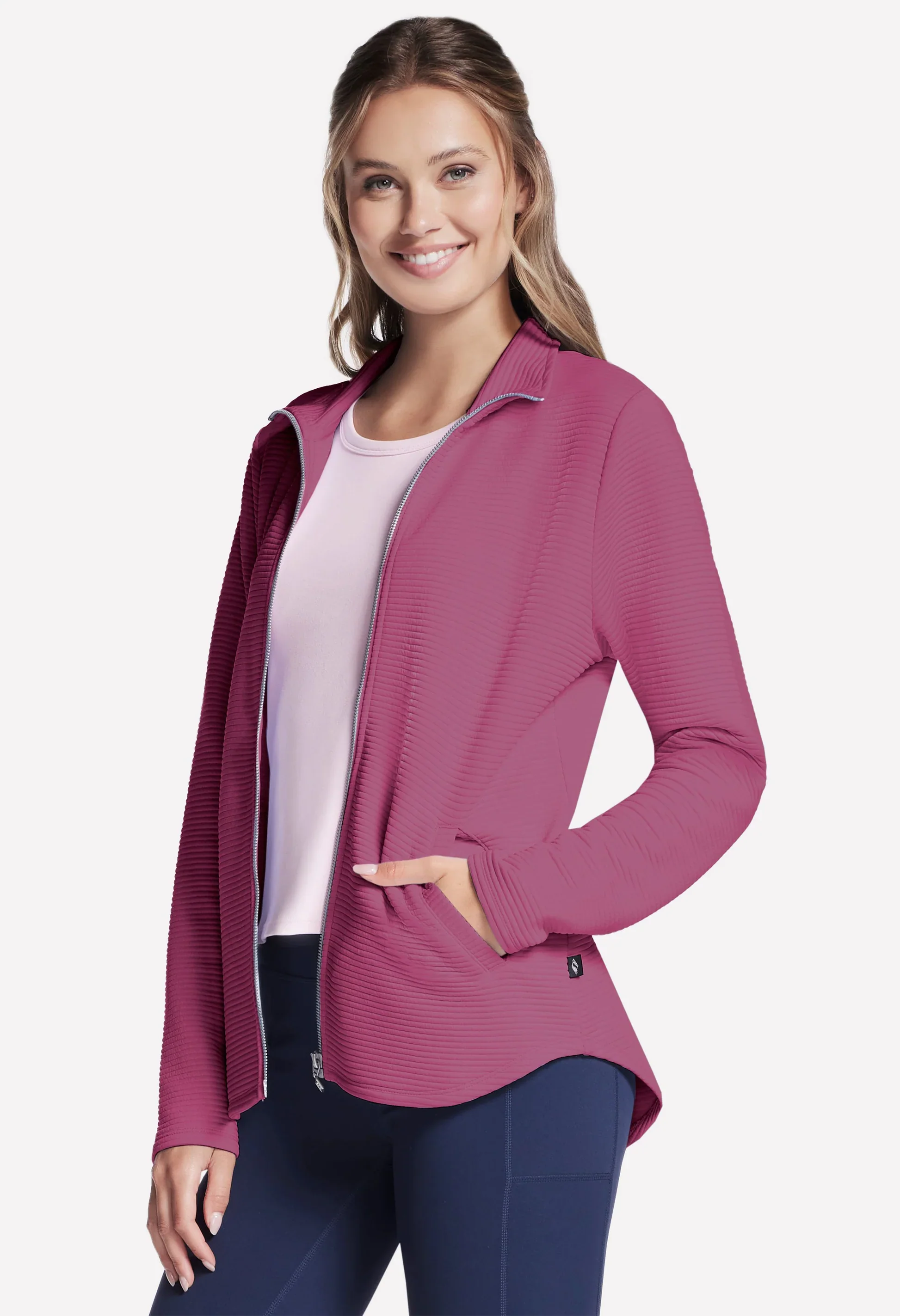 SKECHERS Go Walk Shine Jacket - Rose - Image 2