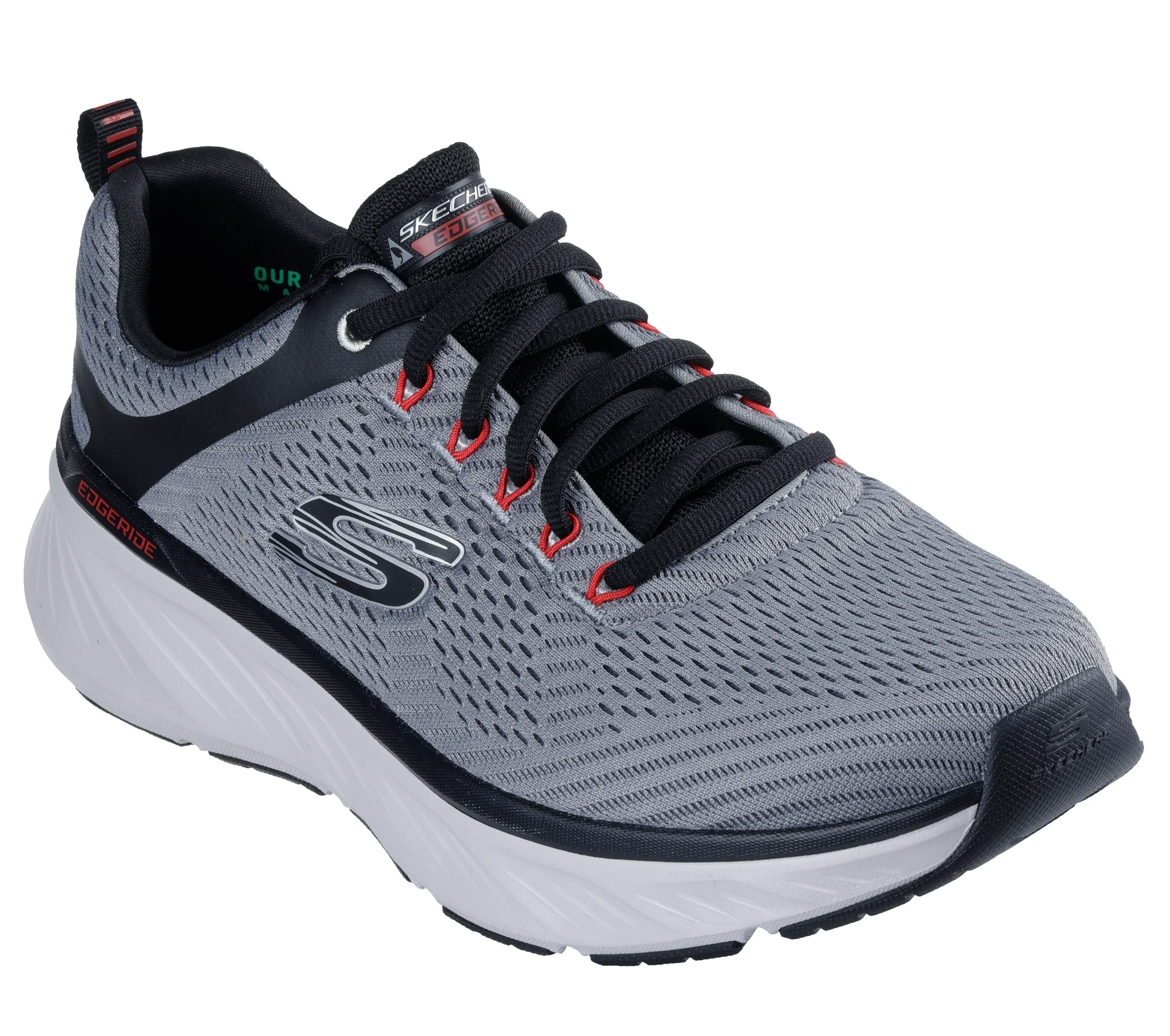 SKECHERS Men's Relaxed Fit: Edgeride - Contention Shoes - Grey - Image 2