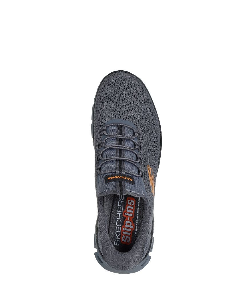 SKECHERS Men's Slip-ins: Glide-Step - Noxus Shoes - Grey | 233010 - Image 4
