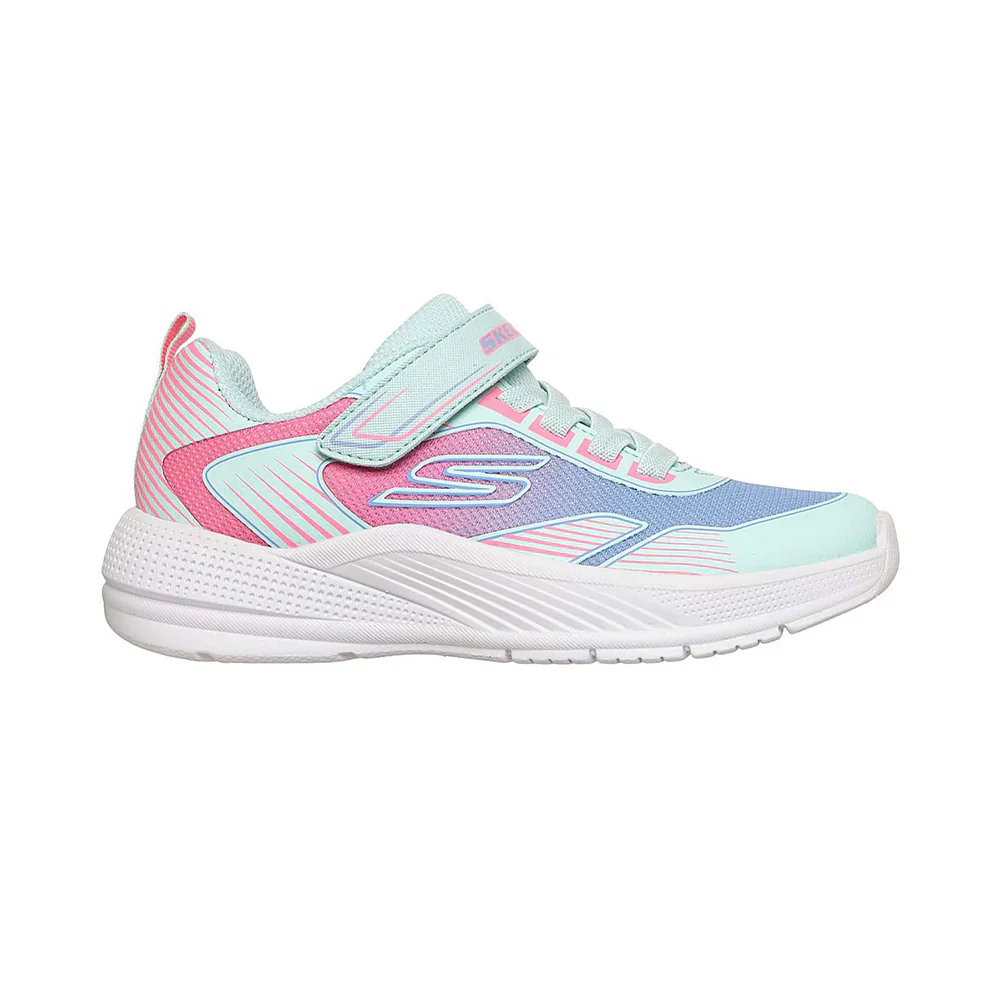 SKECHERS Microspec Advance - Oasis Point Girl's Trainers - Mint | 303657L