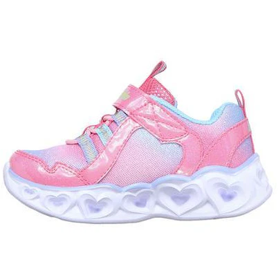 SKECHERS S Lights Heart Lights Rainbow Lux Infant Trainers - Image 3