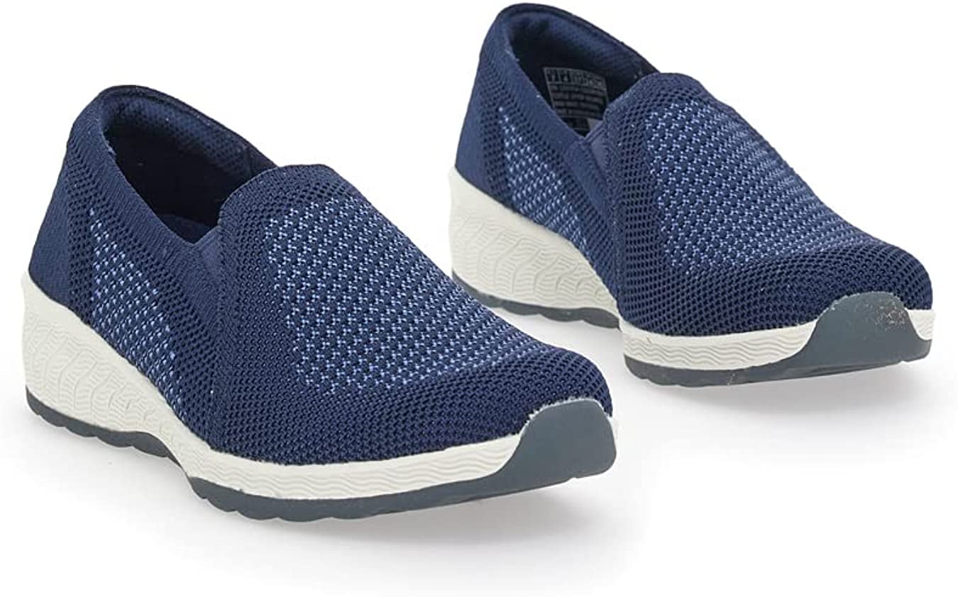 SKECHERS Women's Slip-Ins Relaxed Fit Up Lifted Shoes - Navy - Image 5