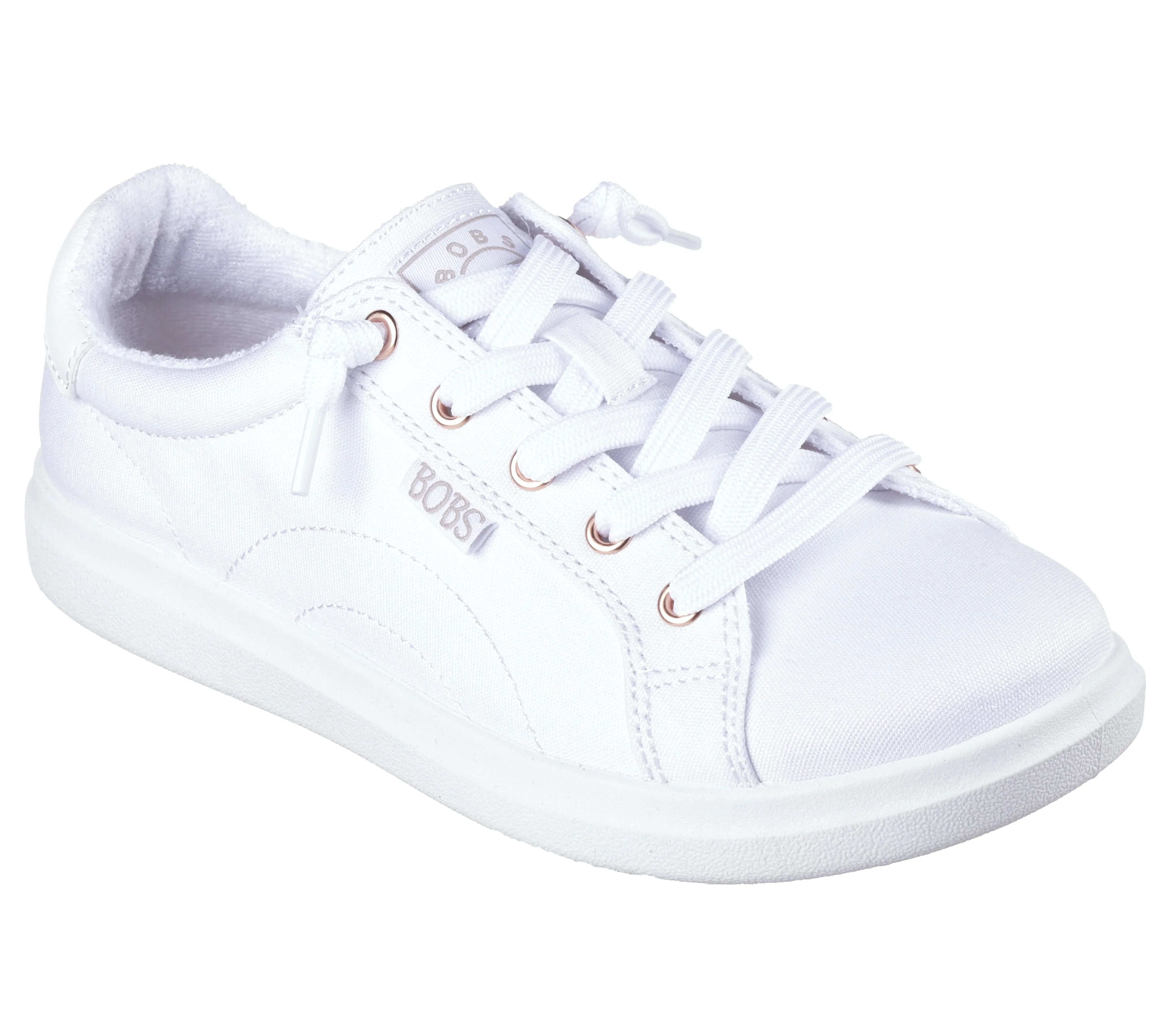 SKECHERS Women's BOBS D'Vine Canvas Trainers - White - Image 2