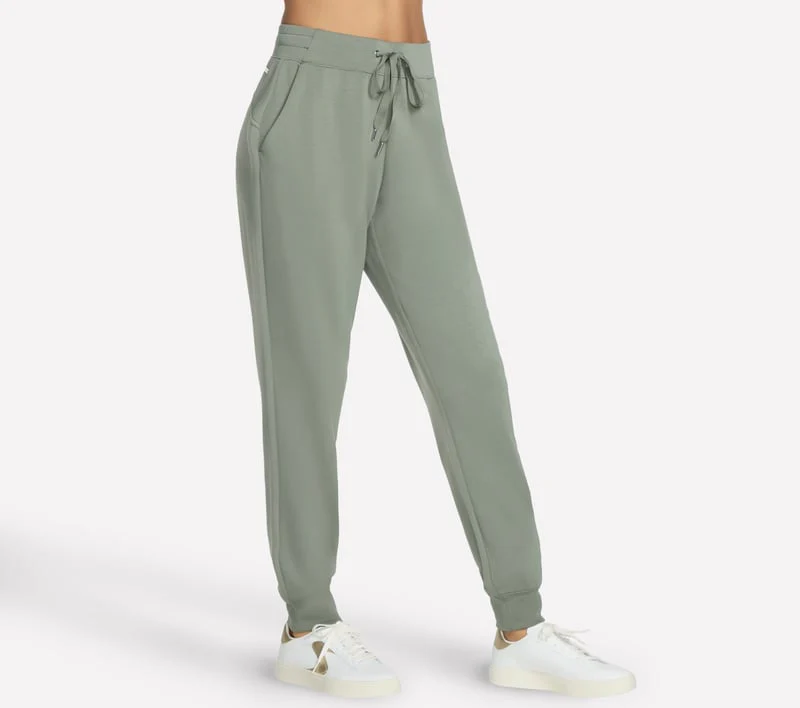 SKECHERS Women's Skechluxe Elevate Jogger - Green - Image 3