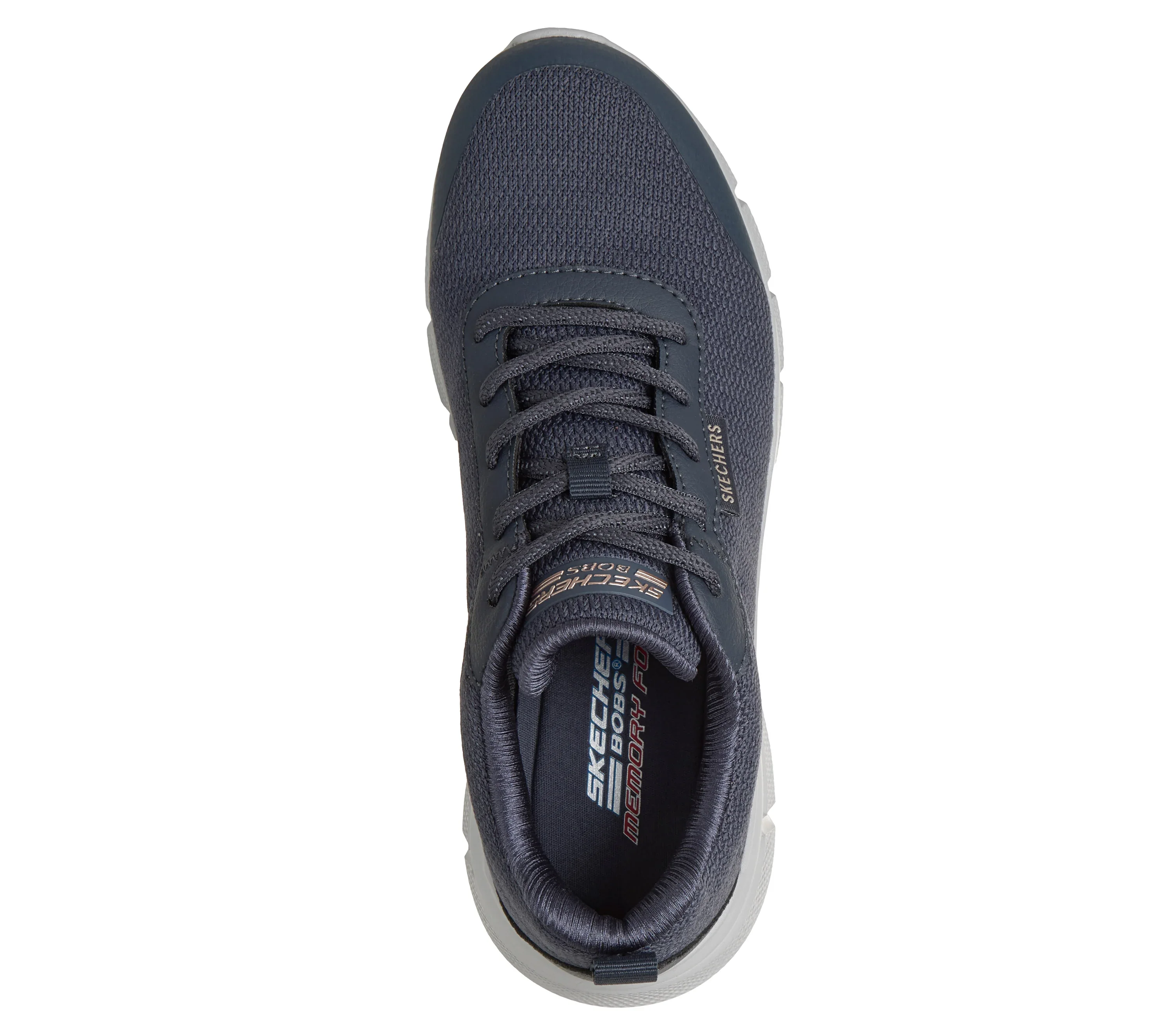 SKECHERS Women's Waterproof: BOBS Sport B Flex - Flex Proof Trainers - Navy - Image 3