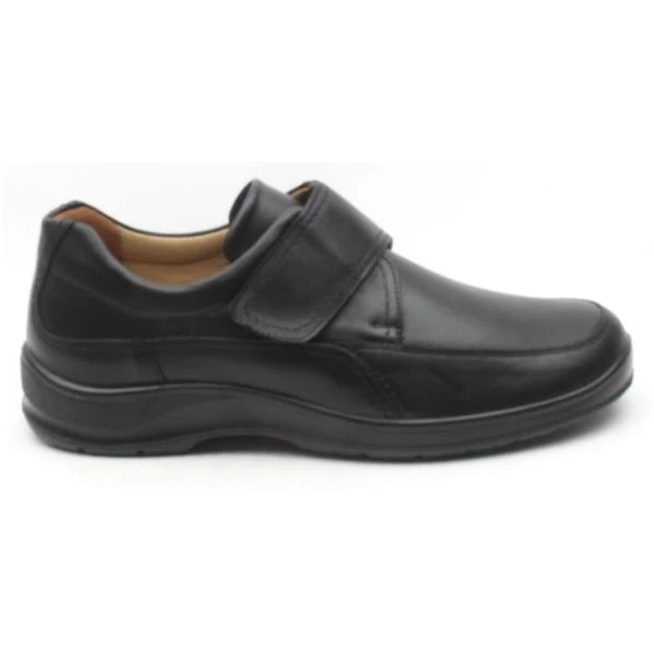 SOFTMODE : Toledo Velcro Strap Shoe - Black