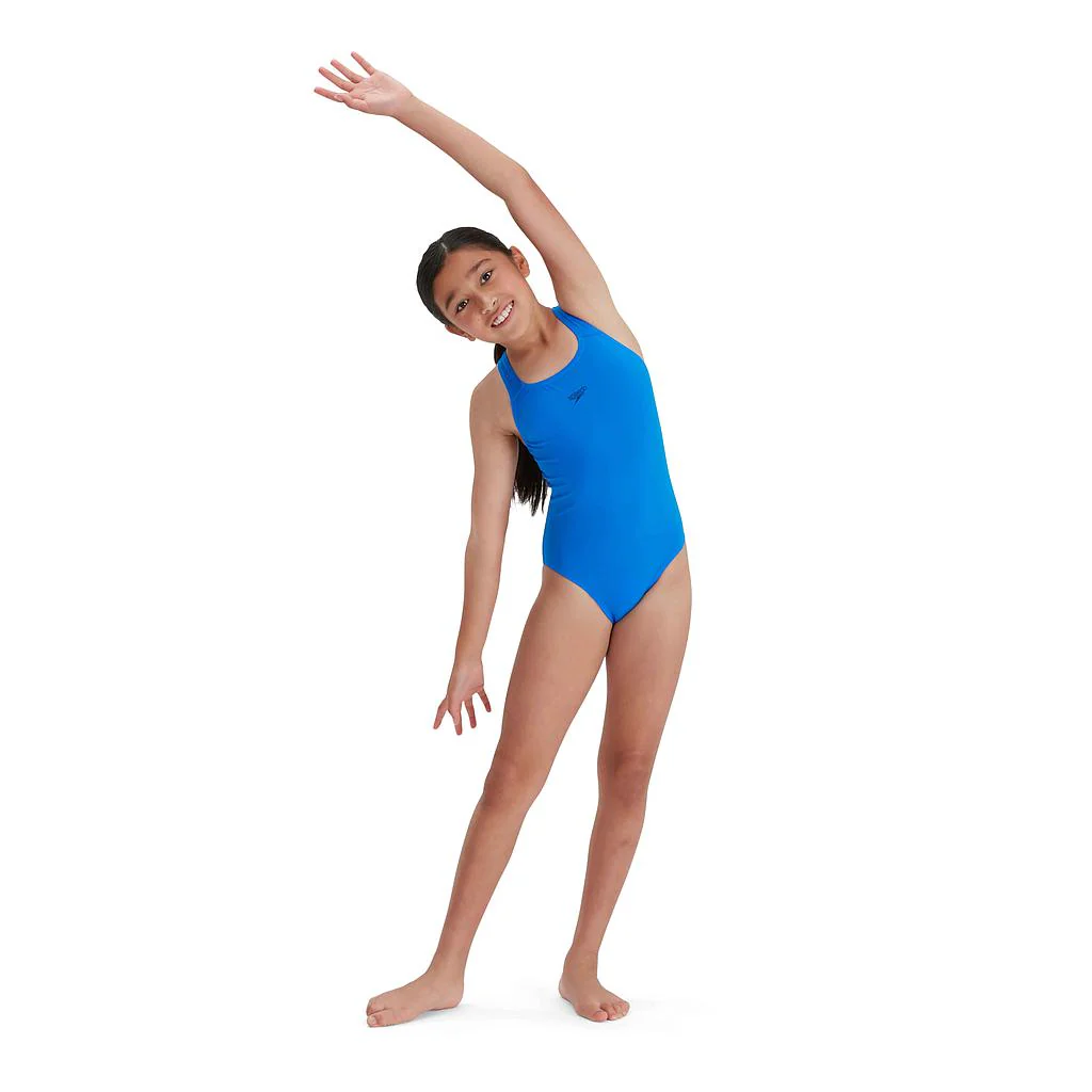 SPEEDO Girl's ECO Endurance+ Medalist Junior Swimsuit - Blue