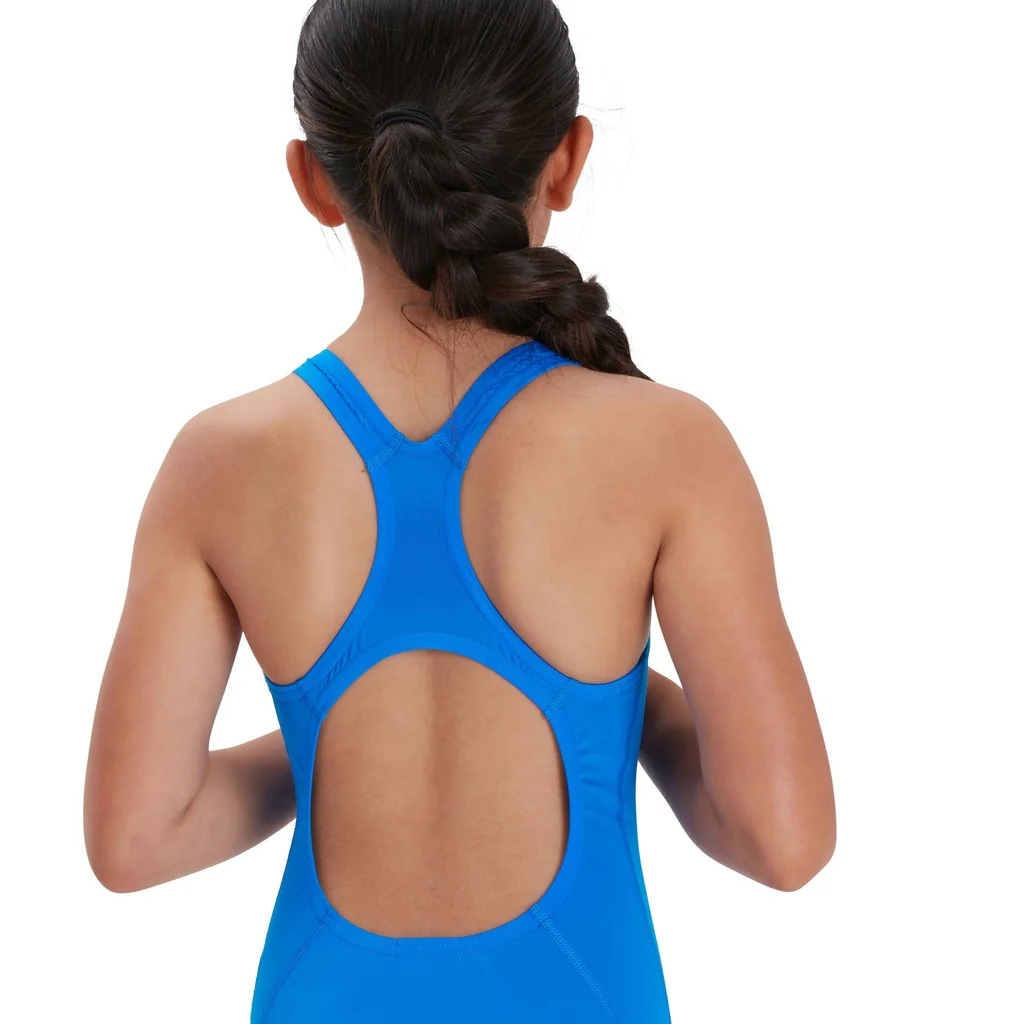 SPEEDO Girl's ECO Endurance+ Medalist Junior Swimsuit - Blue - Image 4