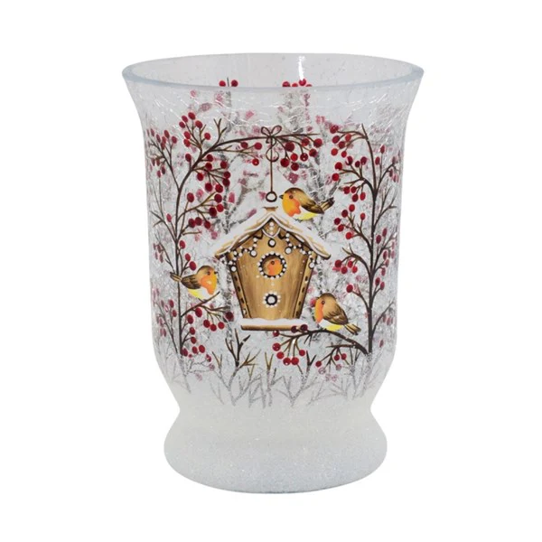 STRAITS Robin Hurricane Tealight Holder 15cm