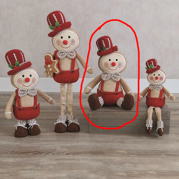 STRAITS Sitting Gingerbread Plush 30cm - Image 2