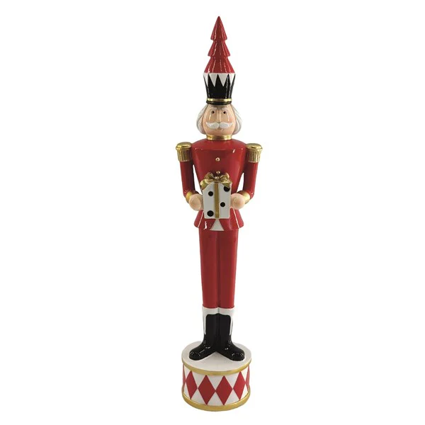 STRAITS Soldier with Present Christmas Figurine 47cm