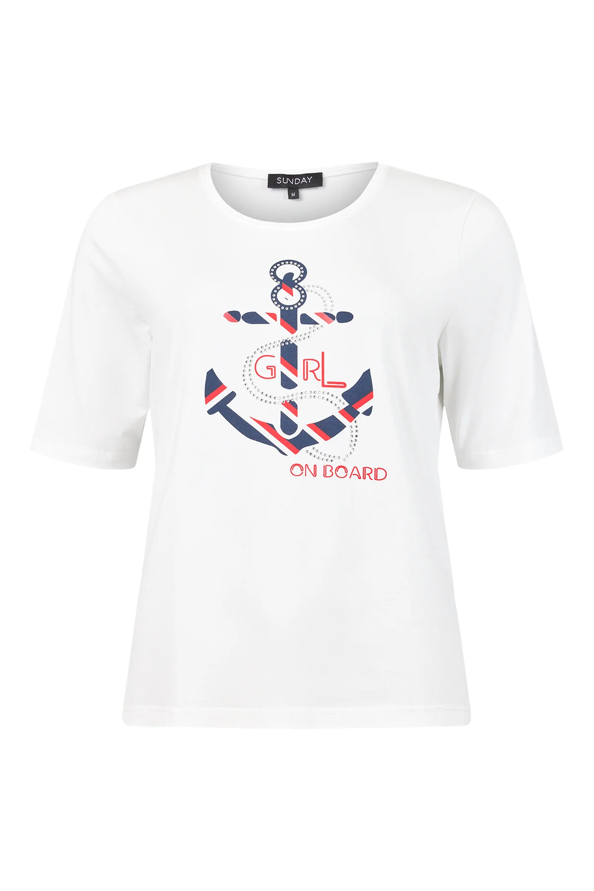 SUNDAY Nautical "Girl on board" T-Shirt - Image 2