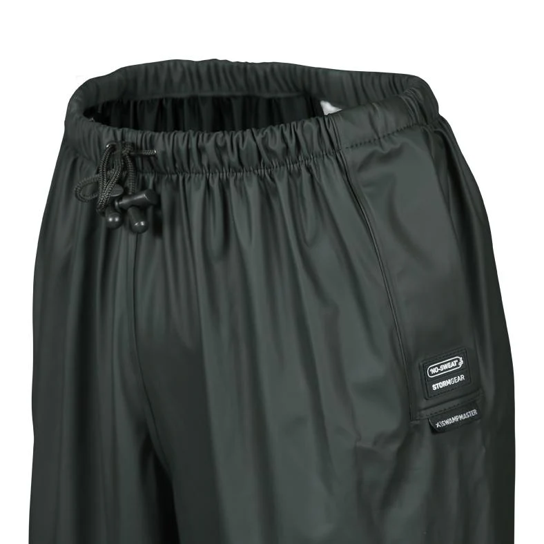 SWAMPMASTER : No-Sweat Stormgear Waterproof Trouser - Green - Image 6