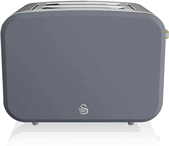 SWAN : 2 Slice Nordic Toaster - Grey - Image 2