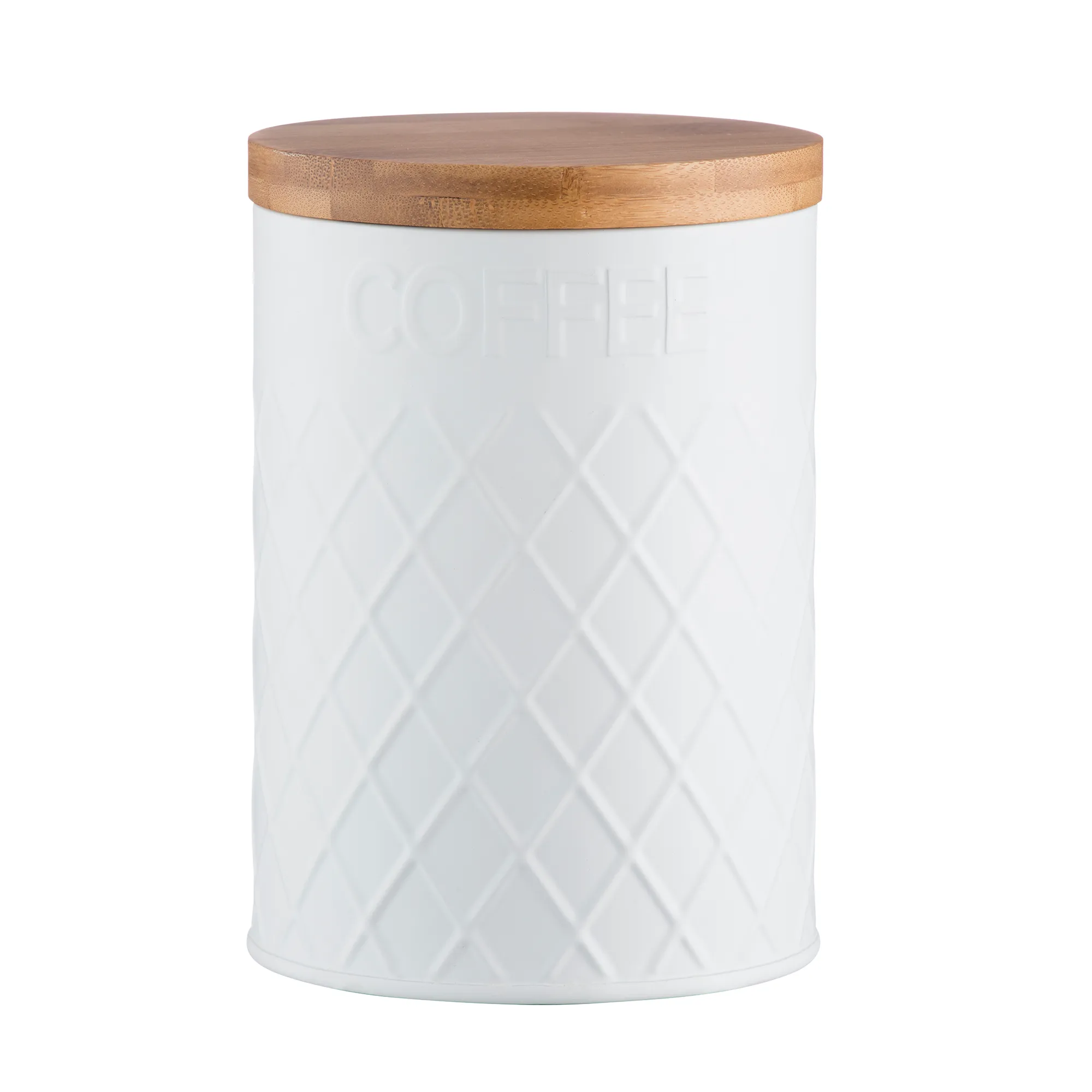 TYPHOON Embossed Coffee Storage - White