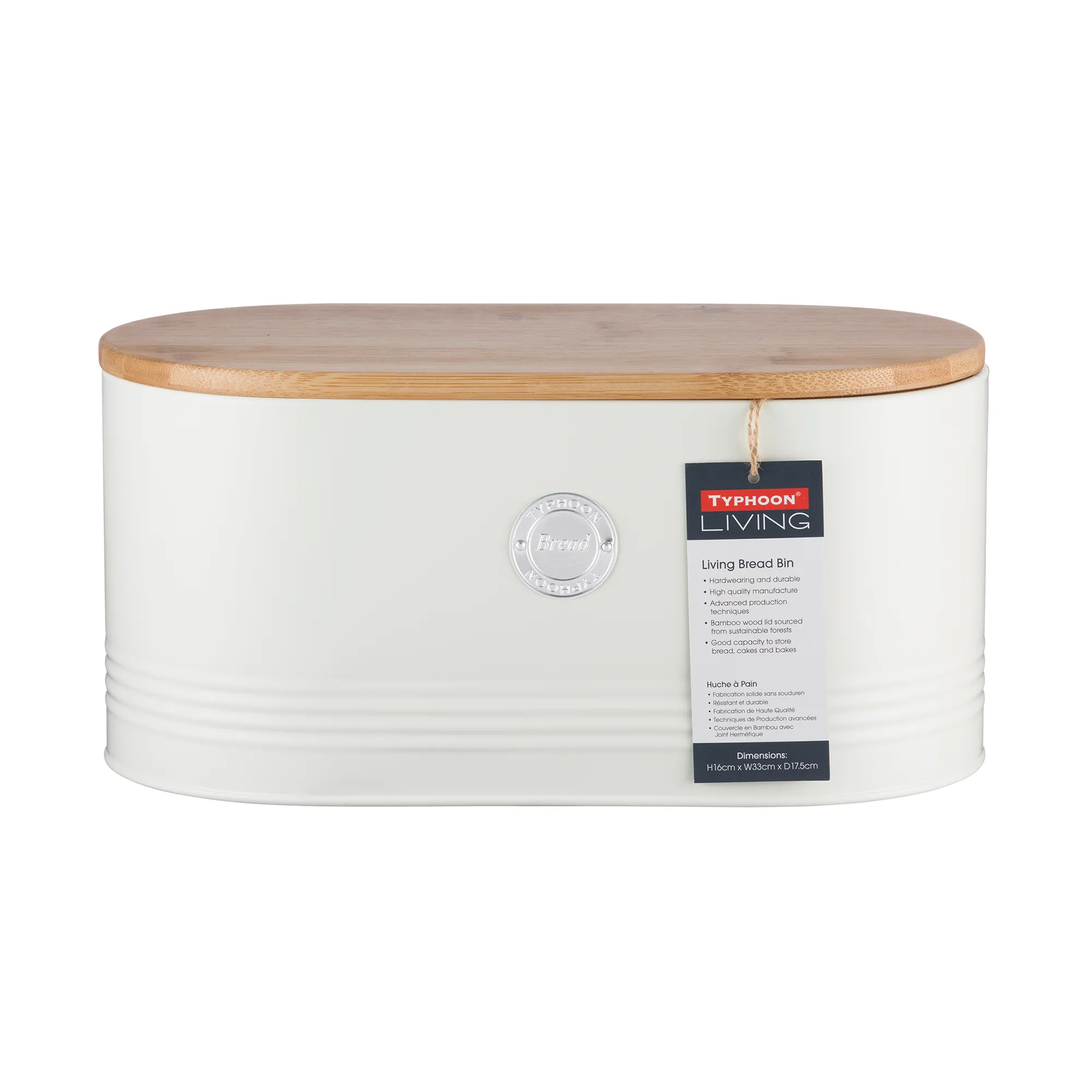 TYPHOON Living Bread Bin - Cream - Image 2