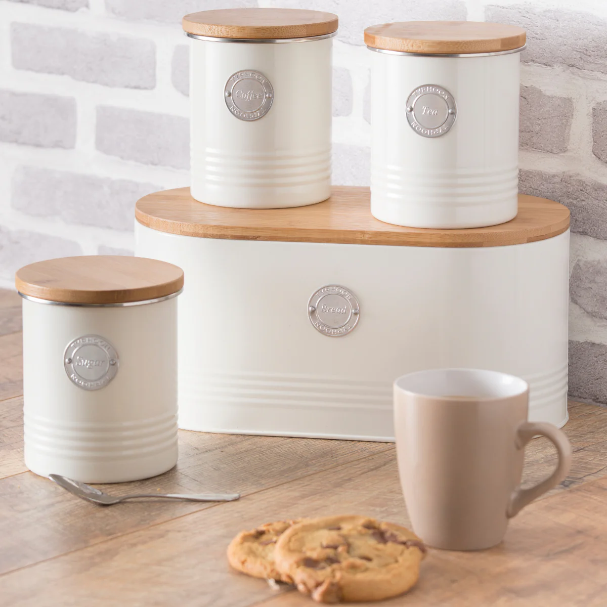 TYPHOON Living Bread Bin - Cream - Image 3
