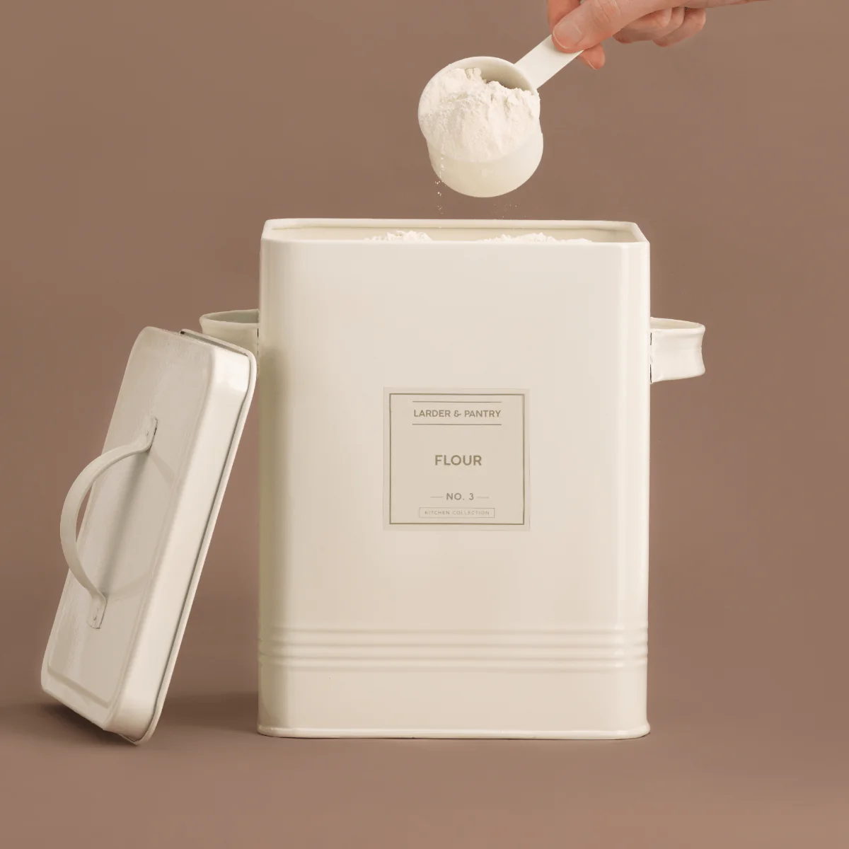 TYPHOON Living Cream Bulk Storage With Labels 6L - Image 2