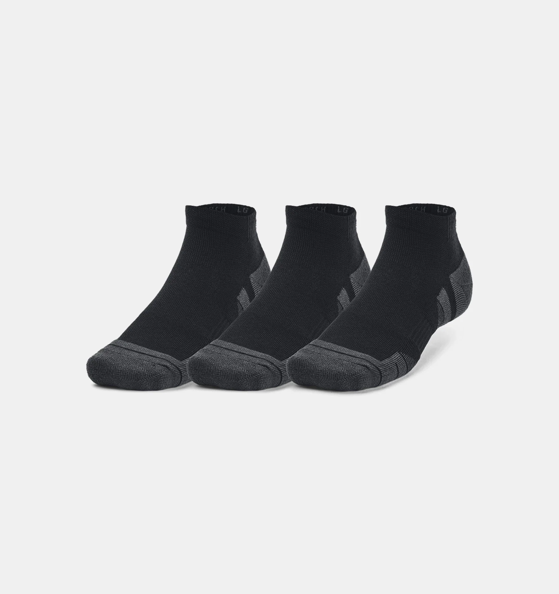 UNDER AMOUR Performance Tech 3-Pack Low Cut Socks - Black