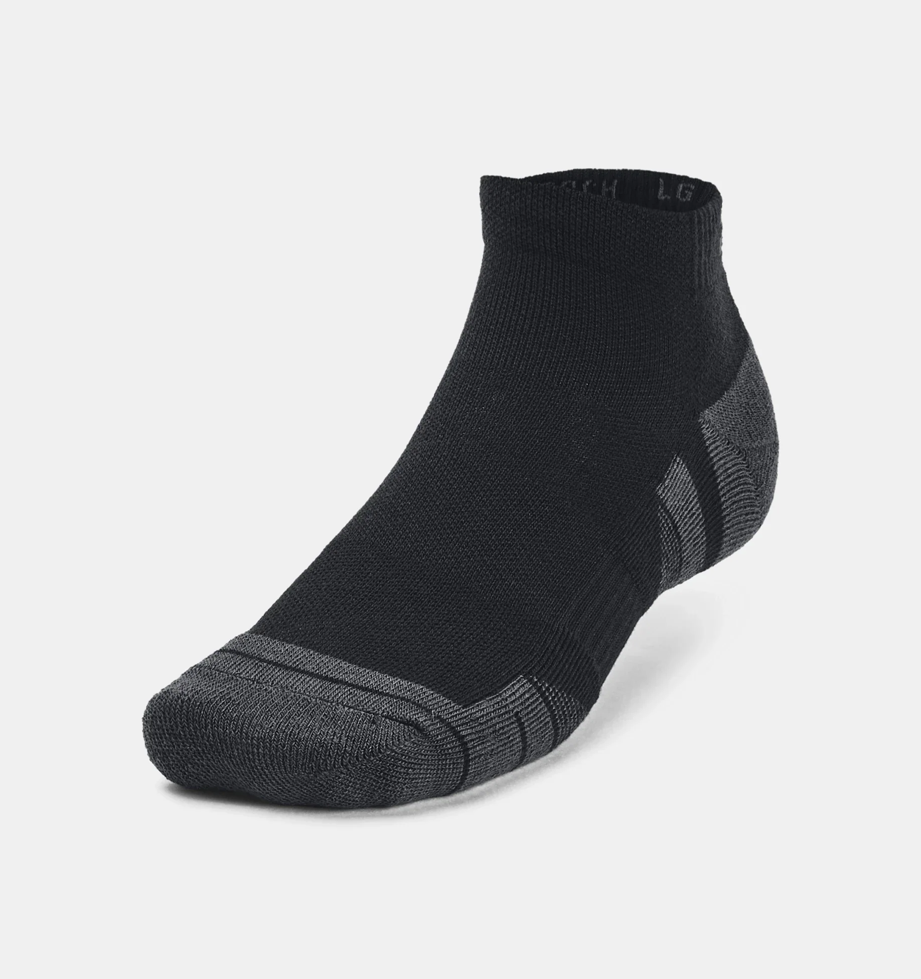 UNDER AMOUR Performance Tech 3-Pack Low Cut Socks - Black - Image 2