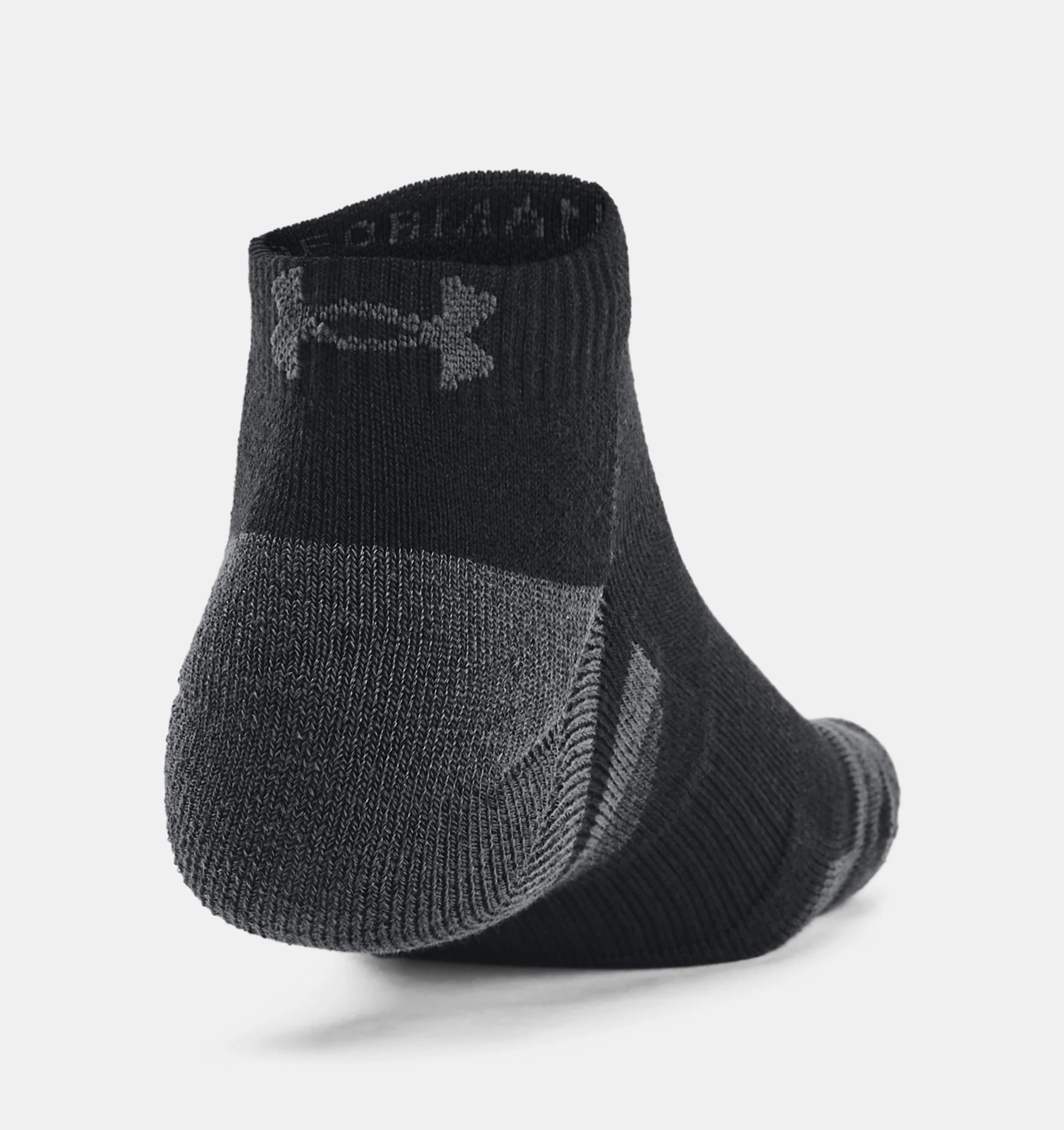 UNDER AMOUR Performance Tech 3-Pack Low Cut Socks - Black - Image 3