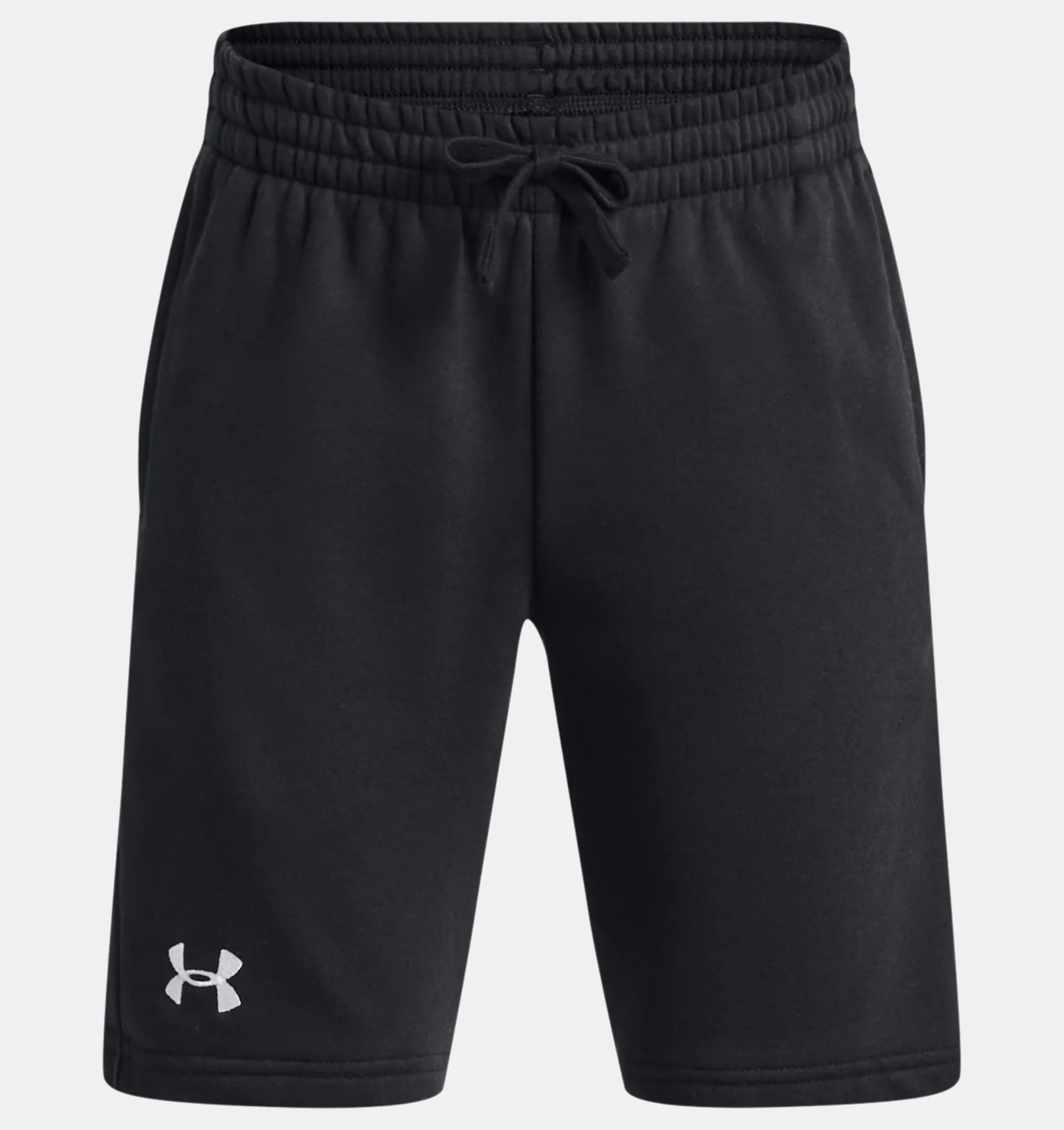 UNDER ARMOUR Boys' Rival Fleece Shorts - Black