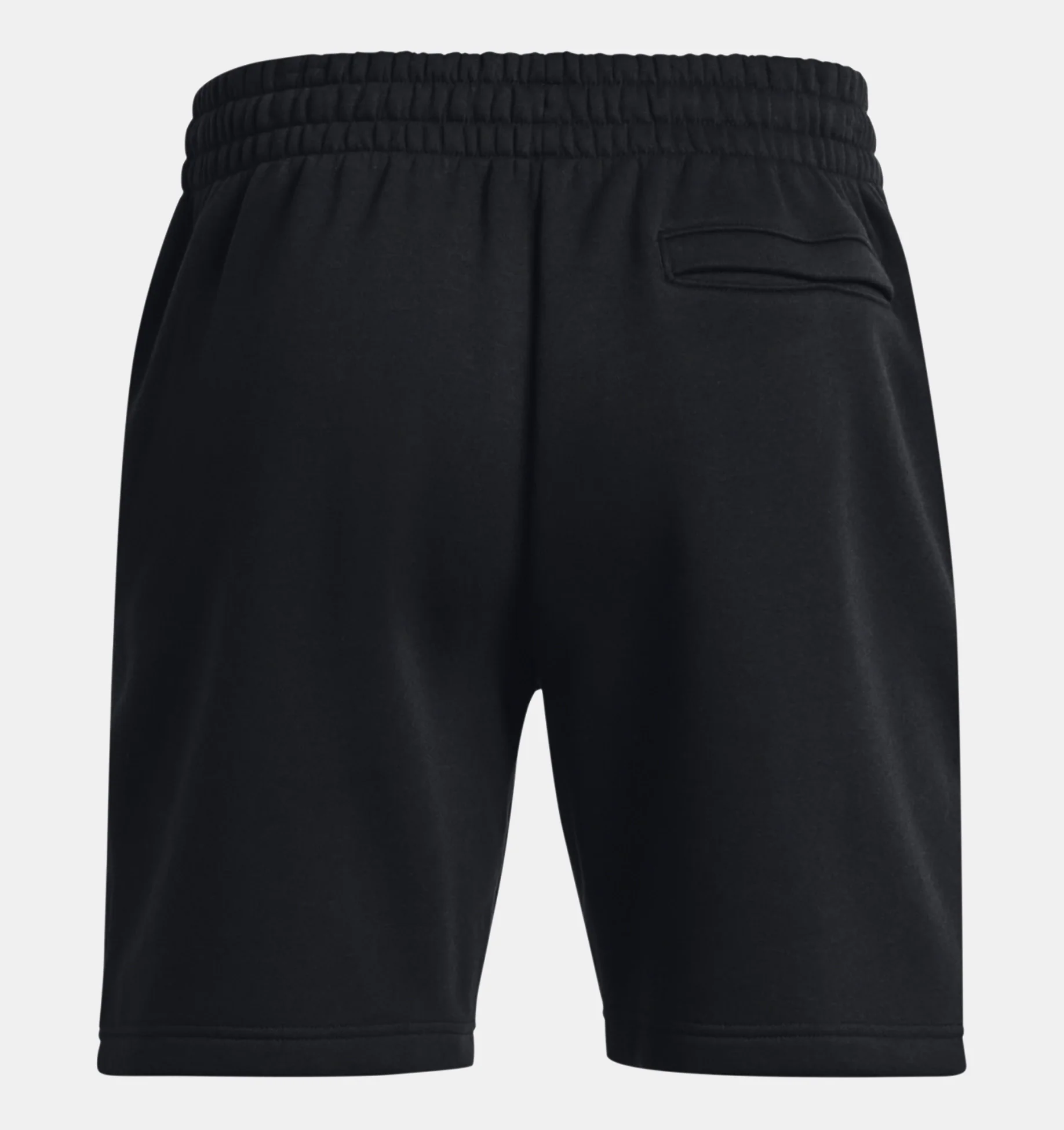 UNDER ARMOUR Men's Icon Fleece 20cm Shorts - Black - Image 3