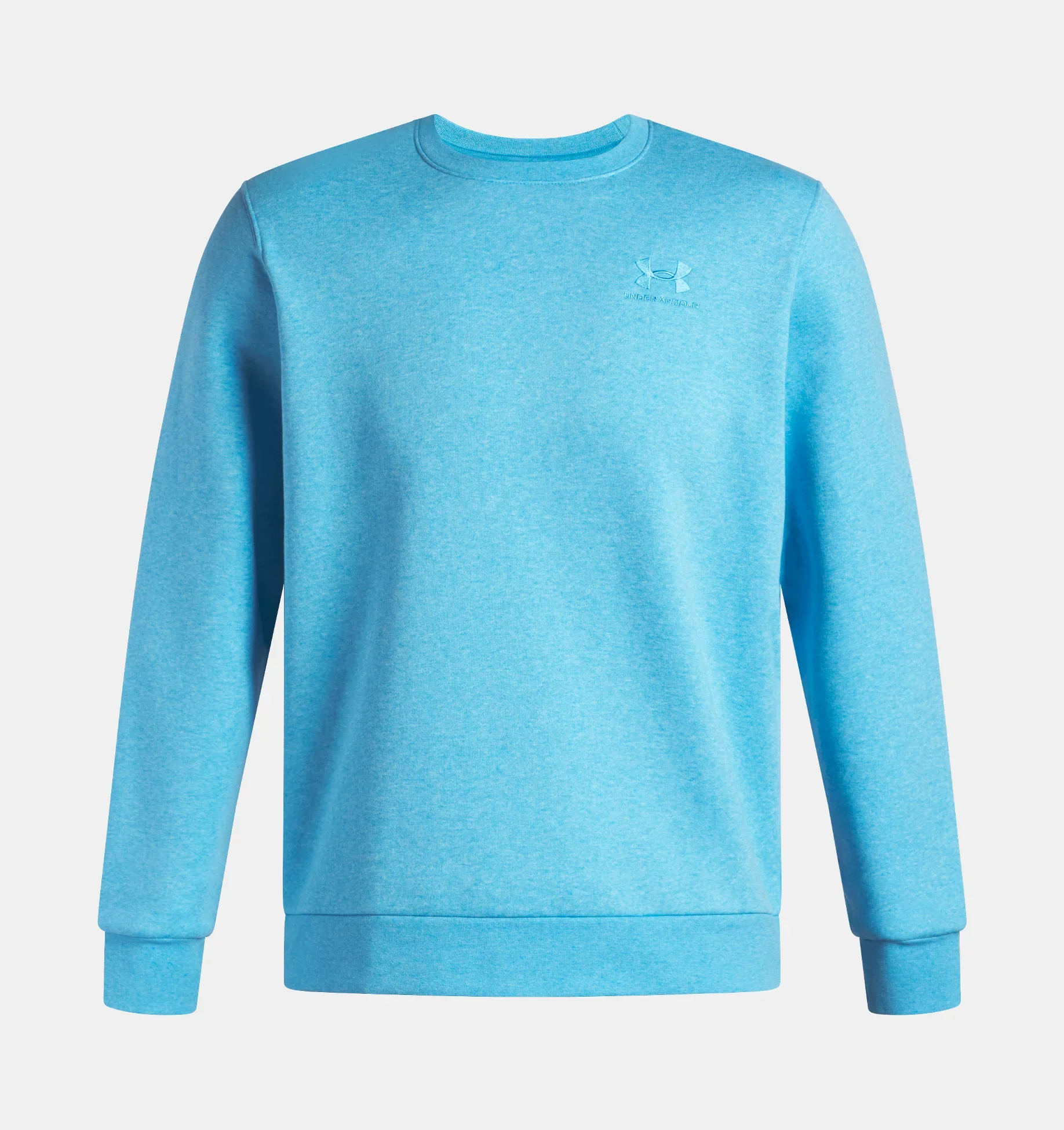 UNDER ARMOUR Men's Icon Fleece Sweatshirt - Blue - Image 3