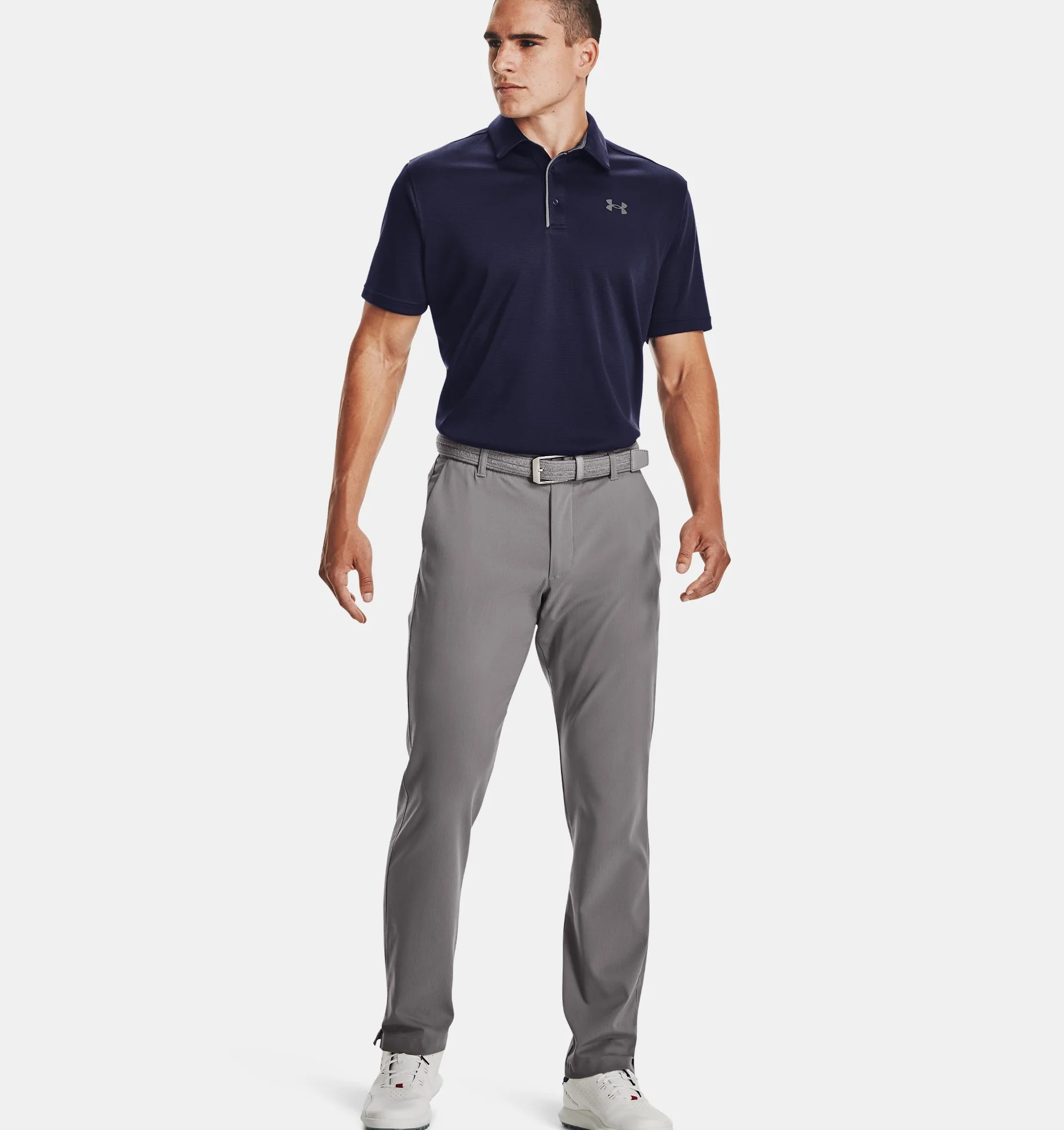 UNDER ARMOUR Men's Tech Polo - Navy - Image 3