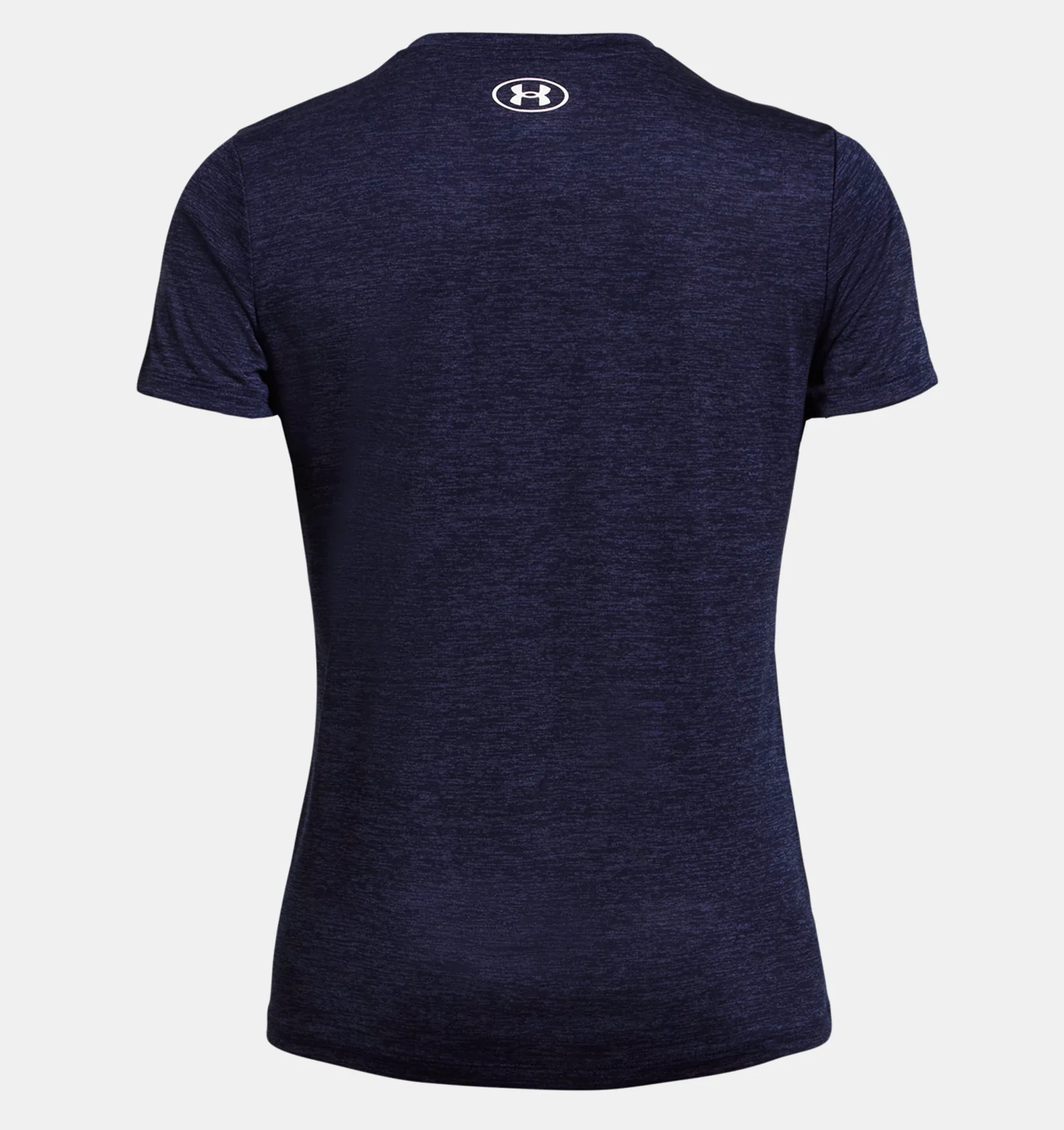 UNDER ARMOUR Women's Tech Twist V-Neck T-Shirt - Navy - Image 5