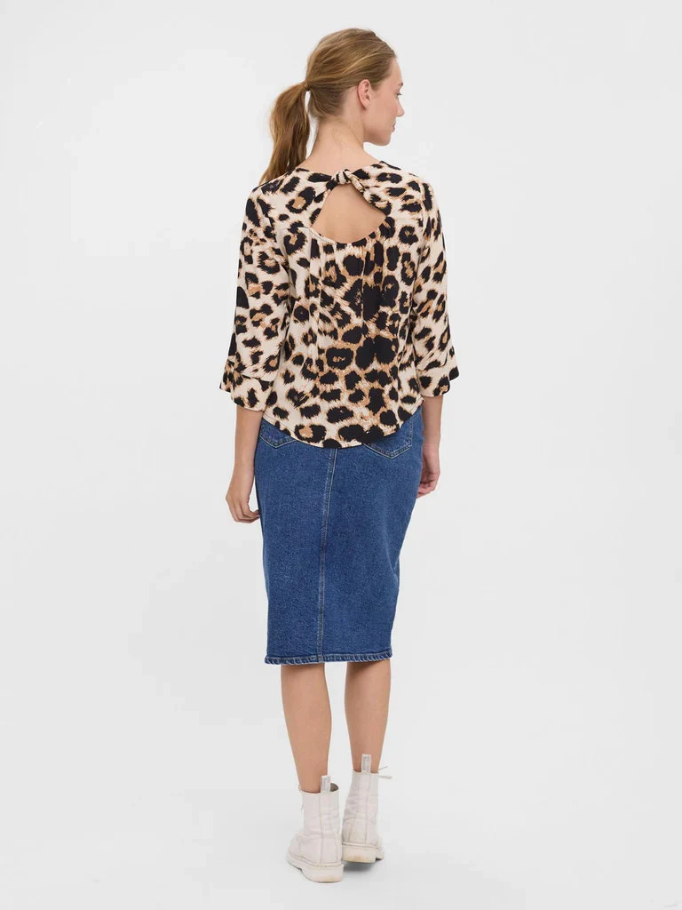 VERO MODA : 3/4 V-Neck Blouse - Image 2