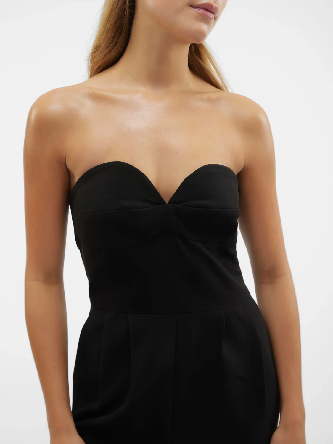 VERO MODA : Bandeau Jumpsuit - Black - Image 2