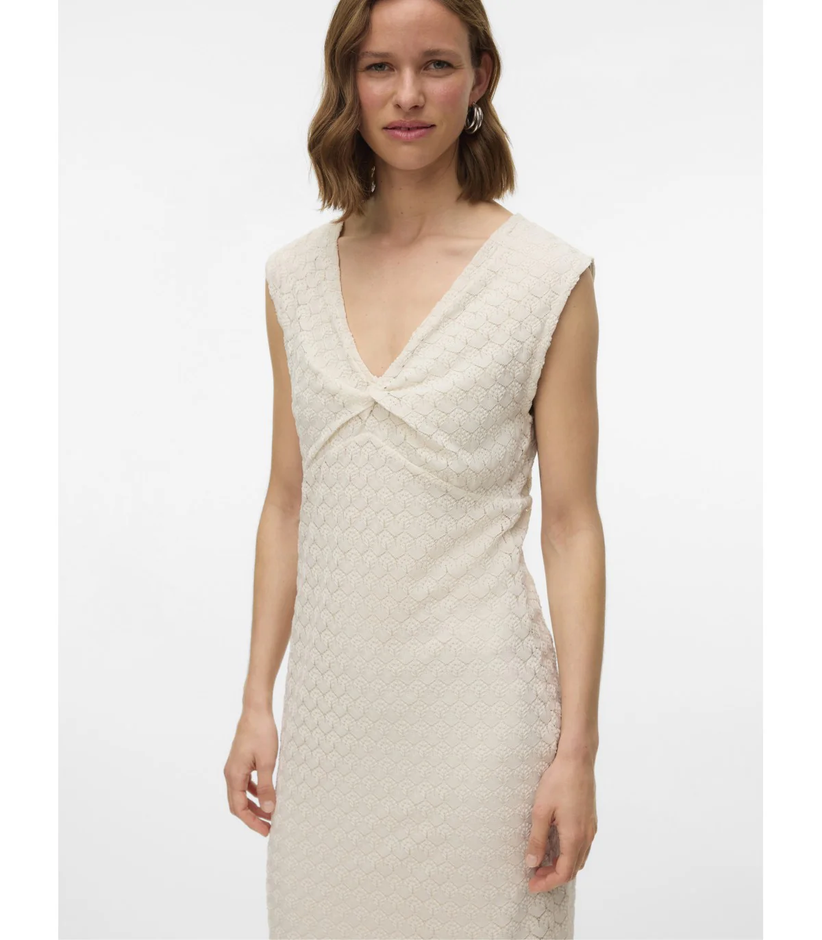 VERO MODA Develyn 7/8 Dress - Birch - Image 2