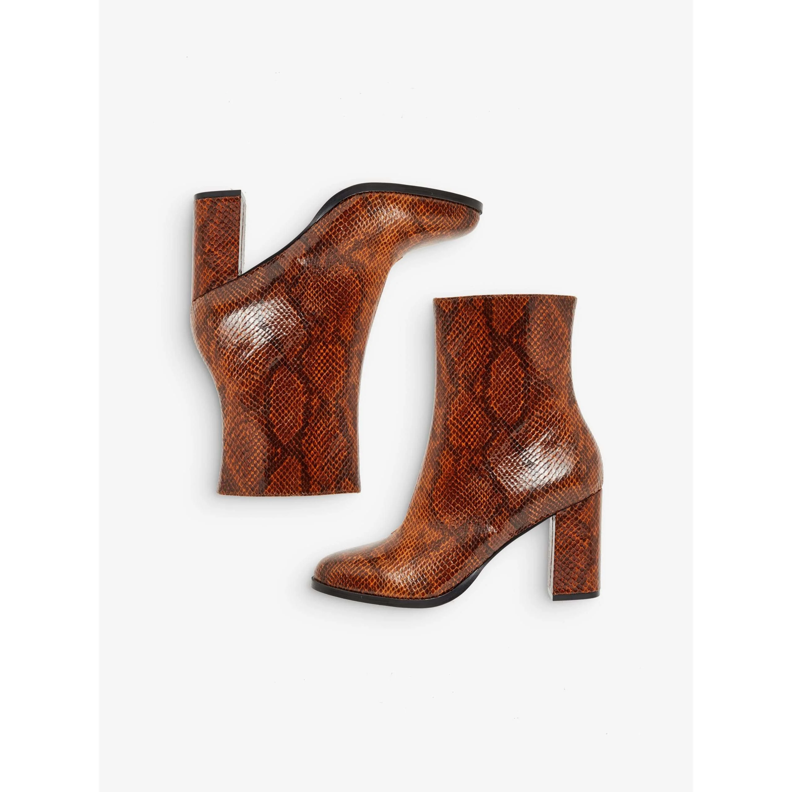 VERO MODA Women's High Heels Boots - Snake print - Image 6